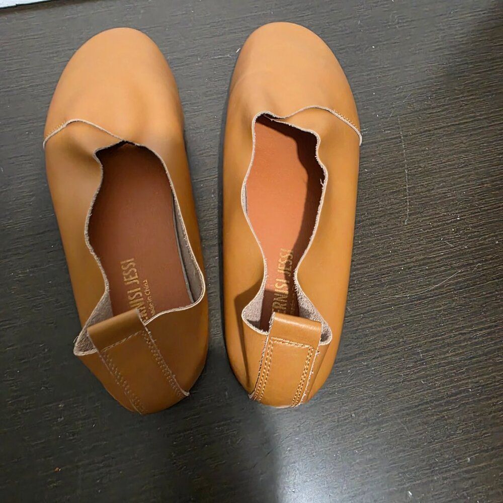 Maiernisi Jessi Brown Balet Flat Slip on Soft Comfortable Shoes 6,5? - Picture 4 of 13